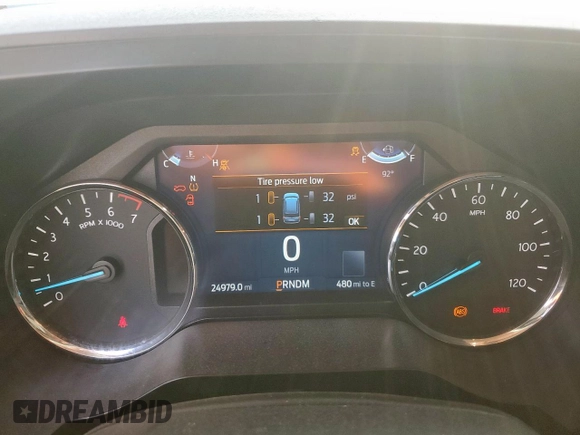 2023 Ford Expedition Max XLT with VIN 1FMJK1J80PEA10061, listed as a Copart auction lot 56744435 with 24,979 mi miles and Salvage title. Bid and sale history available at DreamBid. Image 9.