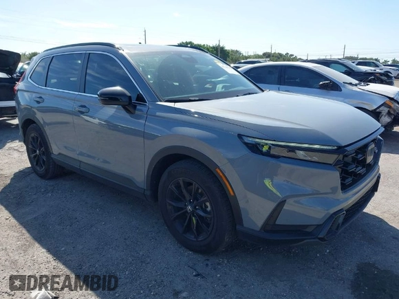 2024 Honda CR-V Sport with VIN 7FARS5H53RE025850, listed as a IAAI auction lot 41740782 with 27,398 mi miles and . Bid and sale history available at DreamBid. Image 1.