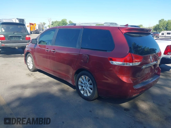 2011 Toyota Sienna XLE with VIN 5TDDK3DC8BS007764, listed as a IAAI auction lot 42689965 with 254,252 mi miles and . Bid and sale history available at DreamBid. Image 3.