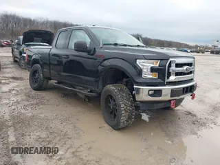 2017 Ford F-150 XL with VIN 1FTEX1E87HFB37824, listed as a IAAI auction lot 41222852 with 86,257 mi miles. Bid and sale history available at carsss.com. Image 1.