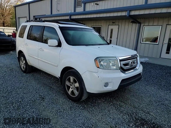 2011 Honda Pilot EX-L with VIN 5FNYF4H55BB104769, listed as a Copart auction lot 49312385 with 157,458 mi miles and Salvage Title. Bid and sale history available at DreamBid. Image 12.