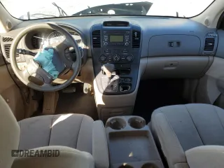 2009 Kia Sedona LX with VIN KNDMB233X96275253, listed as a Copart auction lot 75647264 with 202,841 mi miles and Salvage Title. Bid and sale history available at carsss.com. Image 8.