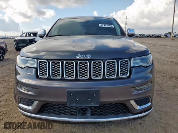 2018 Jeep Grand Cherokee Summit with VIN 1C4RJEJG1JC168730, listed as a Copart auction lot 62705365 with 90,981 mi miles and Clean title. Bid and sale history available at DreamBid. Image 5.