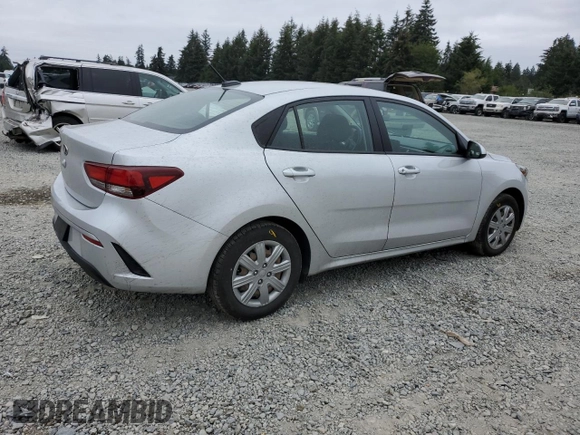 2021 Kia Rio LX with VIN 3KPA24AD7ME395704, listed as a Copart auction lot 70481794 with 0 mi miles and Salvage Title. Bid and sale history available at carsss.com. Image 3.