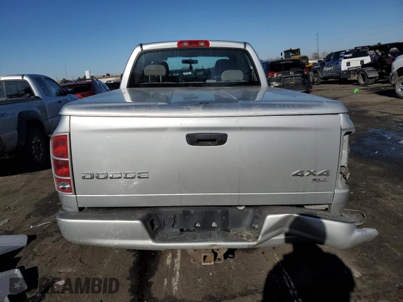 2004 Dodge 1500 SLT with VIN 1D7HU18D94J246779, listed as a Copart auction lot 43258055 with 126,774 mi miles and Salvage Title. Bid and sale history available at carsss.com. Image 6.