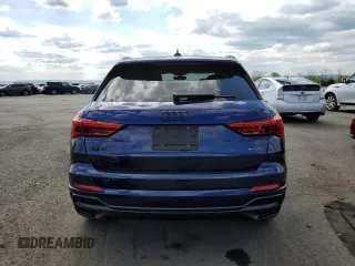 2022 Audi Q3 S line Premium Plus with VIN WA1EECF34N1019740, listed as a Copart auction lot 48642243 with 15,300 mi miles. Bid and sale history available at carsss.com. Image 6.