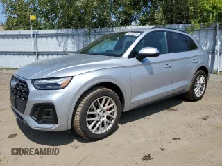 2021 Audi SQ5 Prestige with VIN WA1C4AFY5M2067993, listed as a Copart auction lot 65402645 with 118,520 mi miles and Clean title. Bid and sale history available at DreamBid. Image 1.