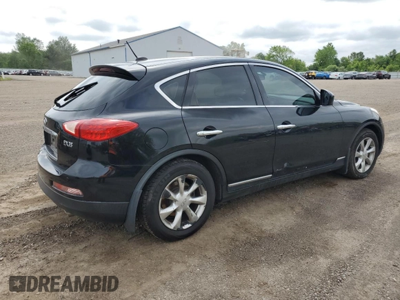 2010 Infiniti EX Journey with VIN JN1AJ0HR3AM755015, listed as a Copart auction lot 60928545 with 127,405 mi miles and Salvage title. Bid and sale history available at DreamBid. Image 3.