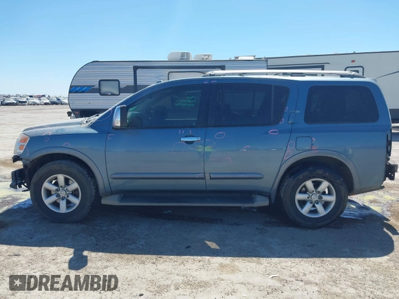 2011 Nissan Armada SV with VIN 5N1BA0ND2BN618049, listed as a IAAI auction lot 41838749 with 198,670 mi miles and . Bid and sale history available at DreamBid. Image 15.