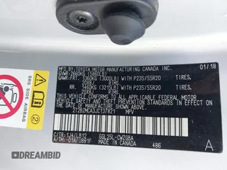 2018 Lexus RX 350 с VIN 2T2BZMCA3JC137821, выставлен на аукционе IAAI как лот 42296892 с пробегом 84 180 миль миль и . История ставок и продаж доступна на DreamBid. Изображение 9.