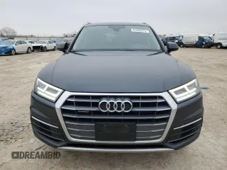 2018 Audi Q5 Premium Plus with VIN WA1BNAFY4J2208198, listed as a Copart auction lot 47483275 with 82,091 mi miles and Salvage Title. Bid and sale history available at DreamBid. Image 5.