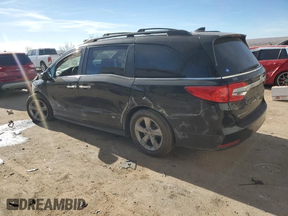2019 Honda Odyssey EX-L with VIN 5FNRL6H75KB106578, listed as a Copart auction lot 86846304 with 38,769 mi miles and Salvage Title. Bid and sale history available at carsss.com. Image 2.