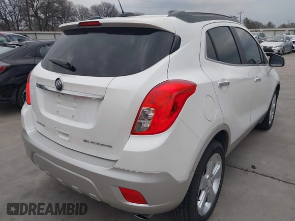 2016 Buick Encore with VIN KL4CJASB0GB658389, listed as a IAAI auction lot 41708711 with 62,001 mi miles and . Bid and sale history available at DreamBid. Image 4.