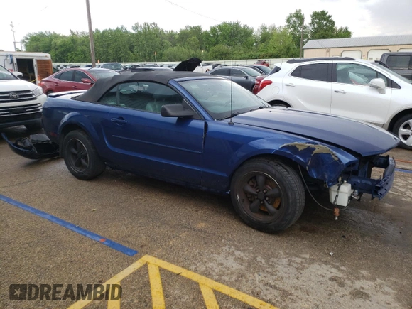 2007 Ford Mustang Deluxe with VIN 1ZVFT84N175273366, listed as a Copart auction lot 56422655 with 167,930 mi miles and Salvage title. Bid and sale history available at DreamBid. Image 4.