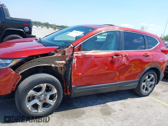 2019 Honda CR-V EX-L with VIN 5J6RW1H85KL006877, listed as a IAAI auction lot 42144665 with 39,833 mi miles. Bid and sale history available at carsss.com. Image 6.
