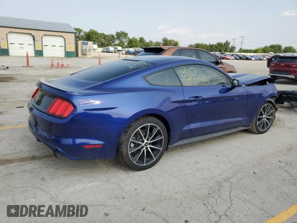 2016 Ford Mustang EcoBoost with VIN 1FA6P8TH5G5261116, listed as a Copart auction lot 58544625 with Not provided miles and Salvage title. Bid and sale history available at DreamBid. Image 3.