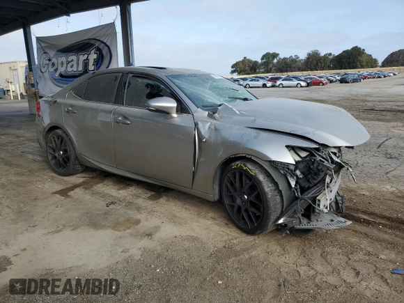 2016 Lexus IS 200t with VIN JTHBA1D28G5036909, listed as a Copart auction lot 59609255 with 141,049 mi miles and Salvage title. Bid and sale history available at DreamBid. Image 4.