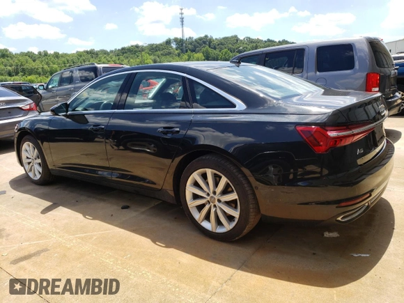 2019 Audi A6 Premium Plus with VIN WAUE8AF21KN116940, listed as a Copart auction lot 60920744 with 56,363 mi miles and Salvage Title. Bid and sale history available at carsss.com. Image 2.