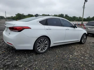 2017 Genesis G80 3.8L with VIN KMHGN4JE7HU177405, listed as a Copart auction lot 73409764 with 69,872 mi miles and Salvage Title. Bid and sale history available at carsss.com. Image 3.