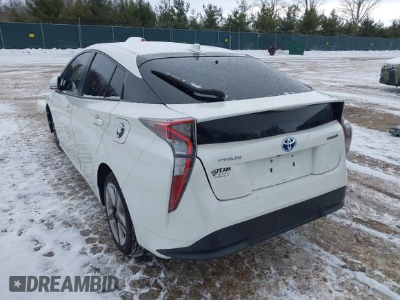 2016 Toyota Prius Four with VIN JTDKARFU9G3014895, listed as a IAAI auction lot 41606330 with 116,382 mi miles. Bid and sale history available at carsss.com. Image 3.
