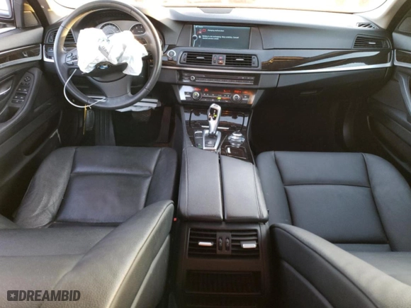 2012 BMW 5 Series 528i with VIN WBAXG5C54CDY30151, listed as a Copart auction lot 85480714 with 59,323 mi miles and Salvage Title. Bid and sale history available at carsss.com. Image 8.