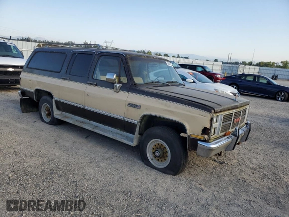 1987 GMC Suburban с VIN 1GKGV26K8HF511456, выставлен на аукционе Copart как лот 59530795 с пробегом 71 410 миль миль и Чистый • Clean title. История ставок и продаж доступна на DreamBid. Изображение 4.