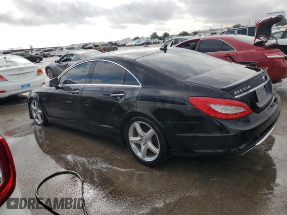 2013 Mercedes-Benz CLS 550 with VIN WDDLJ7DB8DA080670, listed as a Copart auction lot 86738044 with 100,652 mi miles and Salvage title. Bid and sale history available at DreamBid. Image 2.