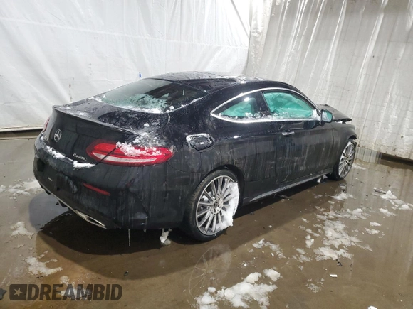 2023 Mercedes-Benz C 300 with VIN W1KWJ8EBXPG117463, listed as a Copart auction lot 88074365 with Not Provided miles and Salvage Title. Bid and sale history available at DreamBid. Image 3.
