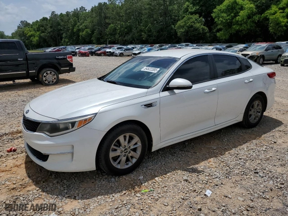 2016 Kia Optima LX with VIN KNAGT4L31G5072886, listed as a Copart auction lot 54522385 with 242,440 mi miles and Clean Title. Bid and sale history available at carsss.com. Image 1.