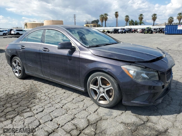 2014 Mercedes-Benz CLA-Class CLA 250 with VIN WDDSJ4EB5EN044034, listed as a Copart auction lot 48244915 with 93,025 mi miles and Clean Title. Bid and sale history available at carsss.com. Image 4.