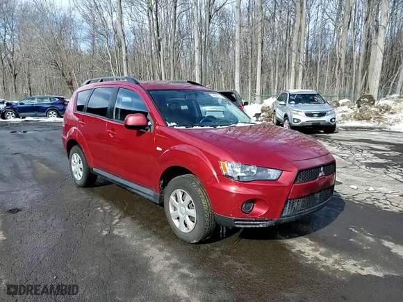 2012 Mitsubishi Outlander ES with VIN JA4AS2AW8CU030223, listed as a Copart auction lot 45006305 with 179,408 mi miles and Salvage Title. Bid and sale history available at carsss.com. Image 11.