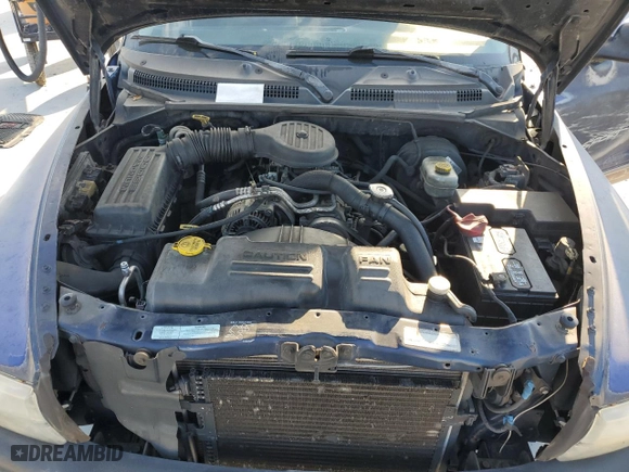2001 Dodge Dakota with VIN 1B7GL22X71S342417, listed as a Copart auction lot 47163065 with 289,225 mi miles and Salvage Title. Bid and sale history available at carsss.com. Image 11.