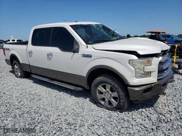 2015 Ford F-150 XLT w/HD Payload Pkg with VIN 1FTFW1EFXFFA96804, listed as a Copart auction lot 52321785 with 76,325 mi miles and Salvage Title. Bid and sale history available at carsss.com. Image 4.