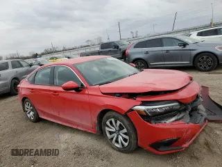 2024 Honda Civic LX z VIN 2HGFE2F26RH511416, wystawiony jako Copart lot #47529855 z przebiegiem 14 338 mil mil oraz Szkoda całkowita • Salvage title. Historia ofert i sprzedaży dostępna na DreamBid. Obrazek 4.