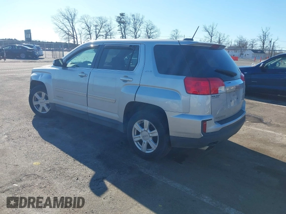 2016 GMC Terrain SLE with VIN 2GKALMEK1G6245795, listed as a IAAI auction lot 41516892 with 165,563 mi miles. Bid and sale history available at carsss.com. Image 3.