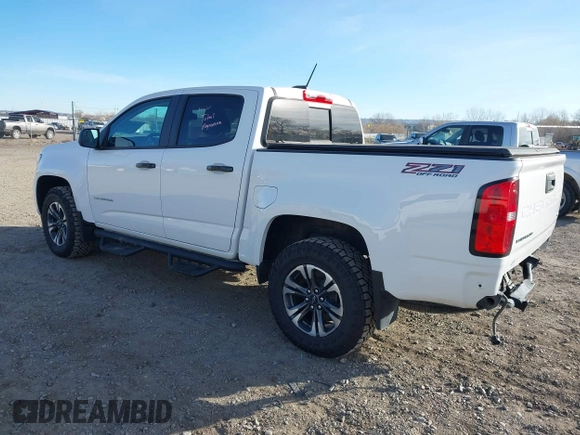 2021 Chevrolet Colorado 4WD Z71 z VIN 1GCGTDEN3M1234781, wystawiony jako IAAI lot #41086044 z przebiegiem 45 010 mil mil oraz . Historia ofert i sprzedaży dostępna na DreamBid. Obrazek 3.