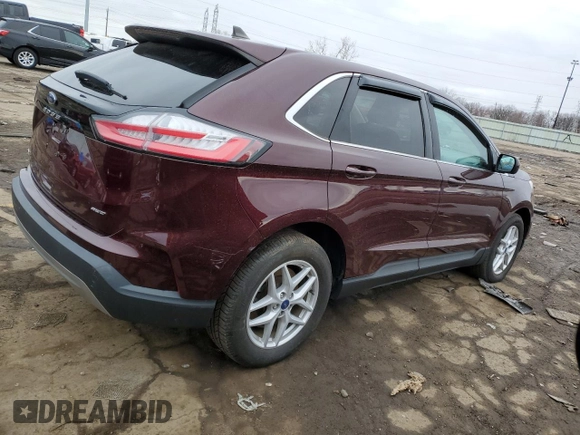 2021 Ford Edge SEL with VIN 2FMPK4J97MBA26625, listed as a Copart auction lot 50235535 with 90,601 mi miles and Clean Title. Bid and sale history available at carsss.com. Image 3.