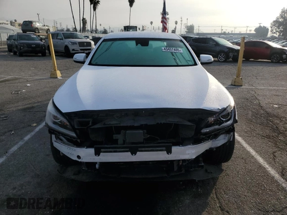 2017 Genesis G80 3.8L with VIN KMHGN4JE3HU196064, listed as a Copart auction lot 43457495 with 45,171 mi miles and Salvage Title. Bid and sale history available at DreamBid. Image 5.