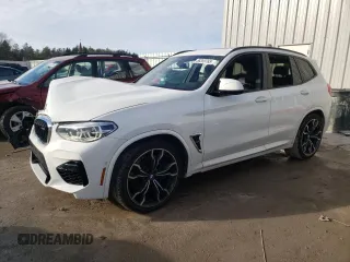 2020 BMW X3 M with VIN 5YMTS0C00L9B85177, listed as a Copart auction lot 88359765 with 79,993 mi miles and Salvage Title. Bid and sale history available at carsss.com. Image 1.