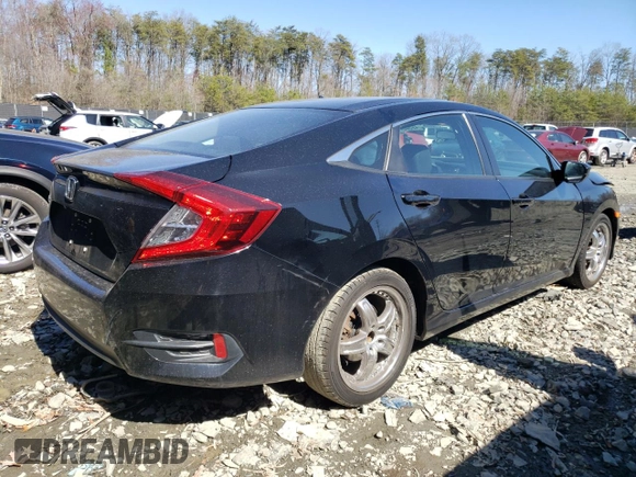 2018 Honda Civic LX with VIN 19XFC2F55JE204852, listed as a Copart auction lot 49540485 with 99,229 mi miles and Salvage Title. Bid and sale history available at DreamBid. Image 3.