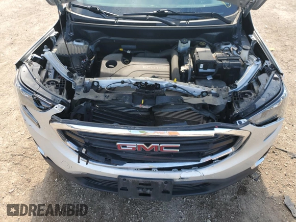 2019 GMC Terrain SLE with VIN 3GKALTEV9KL150099, listed as a Copart auction lot 55633105 with 117,023 mi miles and Salvage title. Bid and sale history available at DreamBid. Image 11.