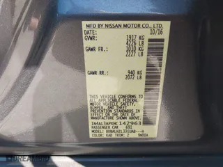 2017 Nissan Altima 2.5 SR with VIN 1N4AL3APXHC142963, listed as a IAAI auction lot 41849533 with 51,237 mi miles. Bid and sale history available at carsss.com. Image 9.