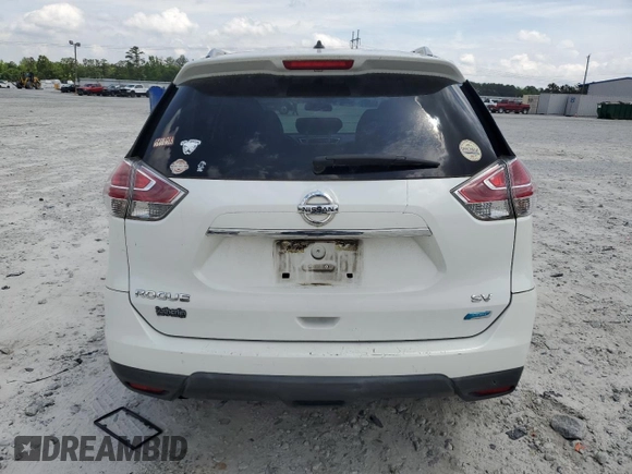 2014 Nissan Rogue SV with VIN 5N1AT2MT6EC753383, listed as a Copart auction lot 55392985 with 165,720 mi miles and Clean Title. Bid and sale history available at carsss.com. Image 6.