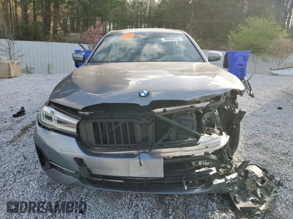 2021 BMW 5 Series 530i z VIN WBA53BH08MCF44747, wystawiony jako Copart lot #49928735 z przebiegiem Nie podano mil oraz Czysty tytuł • Clean title. Historia ofert i sprzedaży dostępna na DreamBid. Obrazek 5.