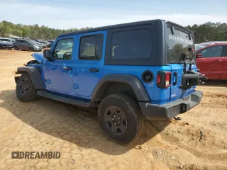2022 Jeep Wrangler Unlimited Sport z VIN 1C4HJXDN6NW232539, wystawiony jako Copart lot #43936495 z przebiegiem 29 571 mil mil oraz Szkoda całkowita • Salvage title. Historia ofert i sprzedaży dostępna na DreamBid. Obrazek 2.