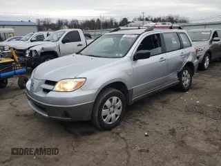 2006 Mitsubishi Outlander LS with VIN JA4LZ31F26U037182, listed as a Copart auction lot 44133725 with 241,823 mi miles and Salvage Title. Bid and sale history available at carsss.com. Image 1.