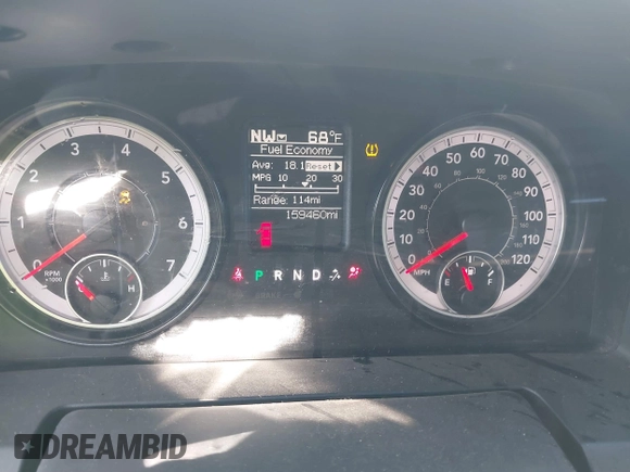 2019 Ram 1500 Classic Express with VIN 1C6RR6FTXKS584312, listed as a IAAI auction lot 41167262 with 159,460 mi miles. Bid and sale history available at carsss.com. Image 7.