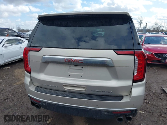 2021 GMC Yukon XL Denali with VIN 1GKS2JKL6MR373274, listed as a IAAI auction lot 41660282 with 88,373 mi miles. Bid and sale history available at carsss.com. Image 16.
