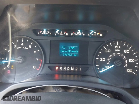 2018 Ford F-150 XL with VIN 1FTMF1CB1JKC58164, listed as a IAAI auction lot 42289514 with 57,075 mi miles and . Bid and sale history available at DreamBid. Image 7.