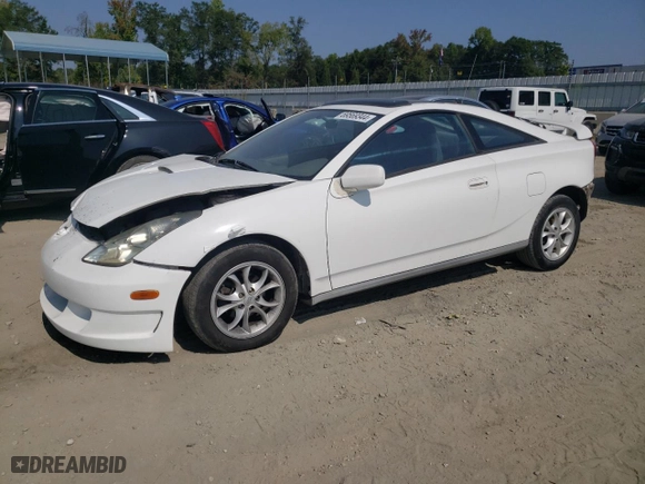 2000 Toyota Celica GT with VIN JTDDR32T2Y0020925, listed as a Copart auction lot 69569344 with 355,824 mi miles and Salvage Title. Bid and sale history available at carsss.com. Image 1.